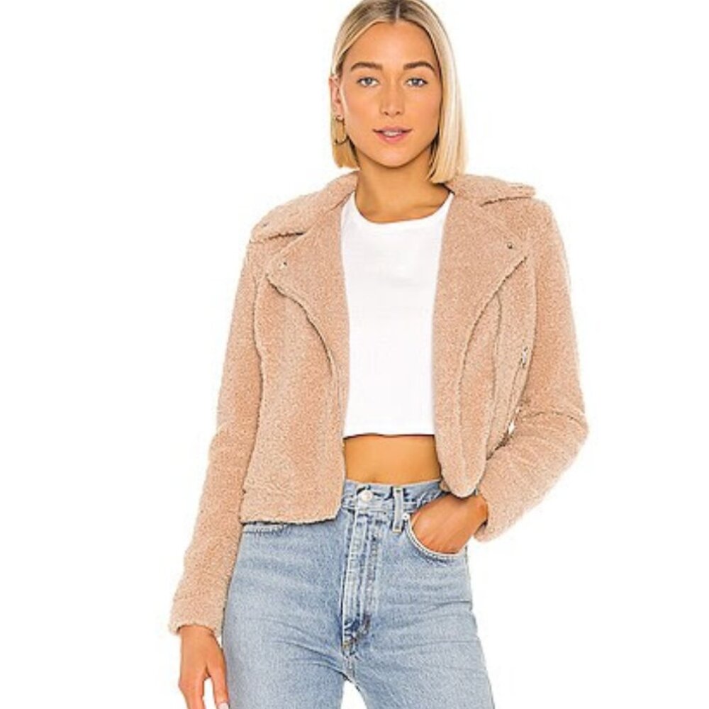 Superdown Teddy Moto Jacket